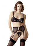 Soutien-gorge-dentelle-porte-jarretelles-et-string-ouvert-noir