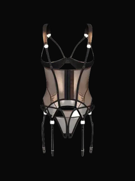 ensemble-lingerie-sexy-corset-et-string-ouverts(3) - Senslov